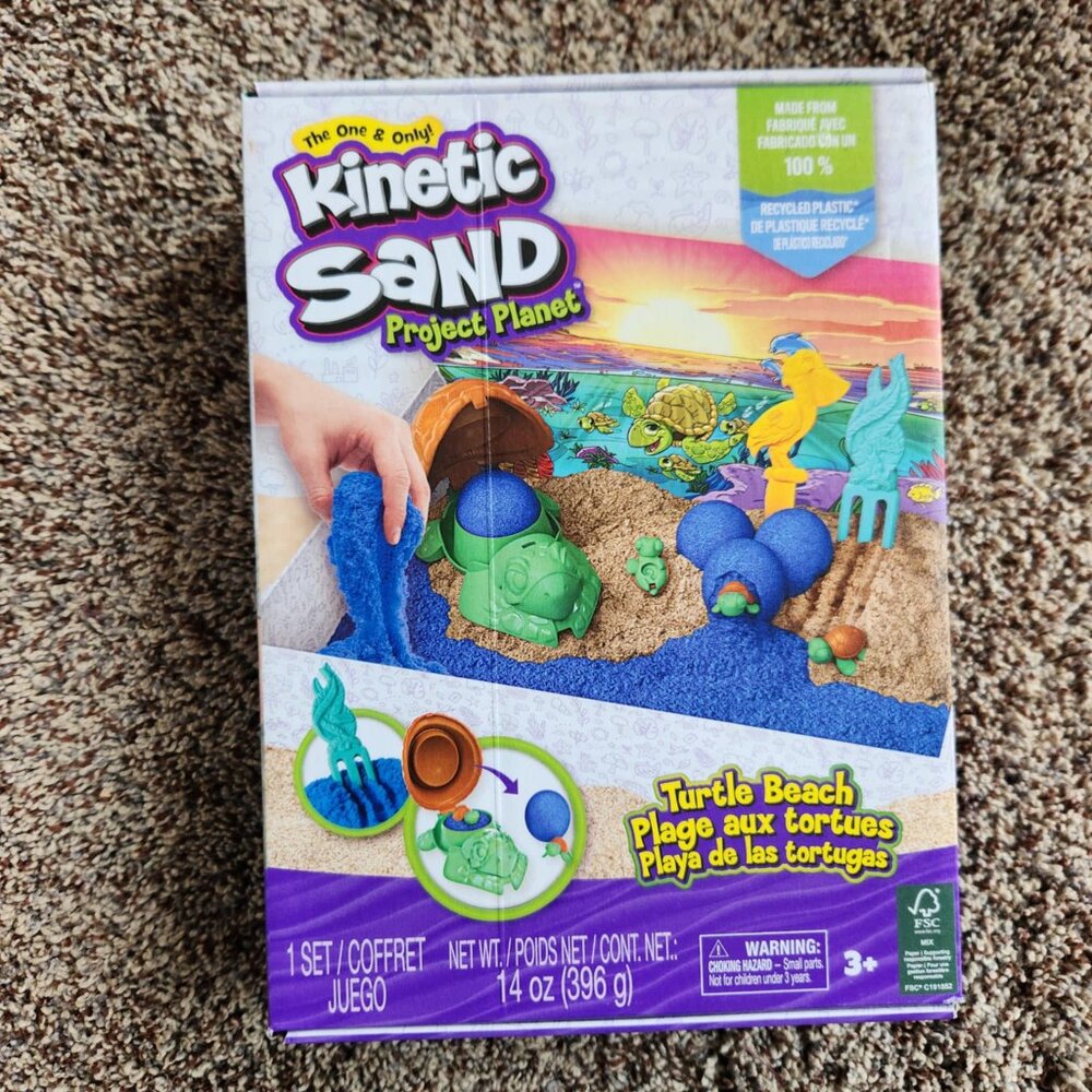 Kinetic Sand Project Planet Turtle Berach - Brand new